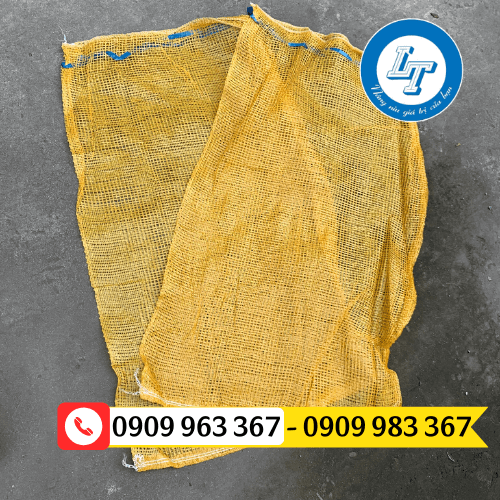 Bao lưới đựng nông sản mua ở đâu giá rẻ? bao tải lưới vàng