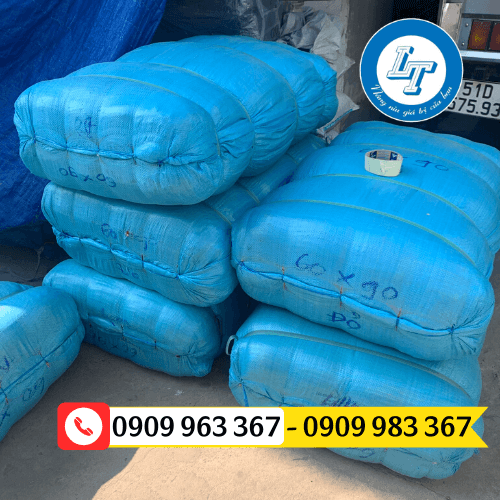 Bao lưới đựng nông sản mua ở đâu giá rẻ? bao tải lưới kiện 3000 cái