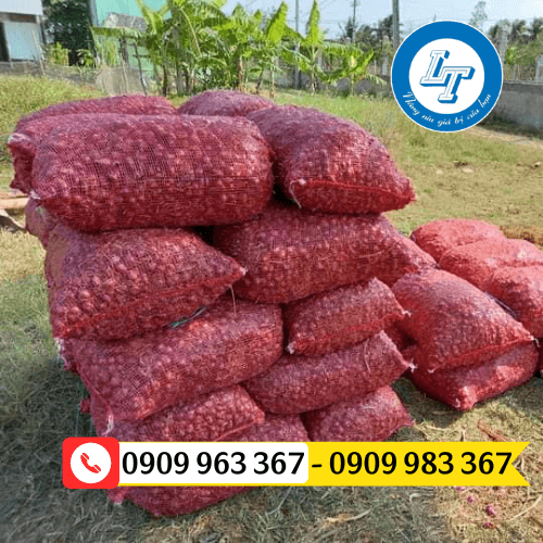 Bao lưới đựng nông sản mua ở đâu giá rẻ? bao tải lưới đựng hành tỏi