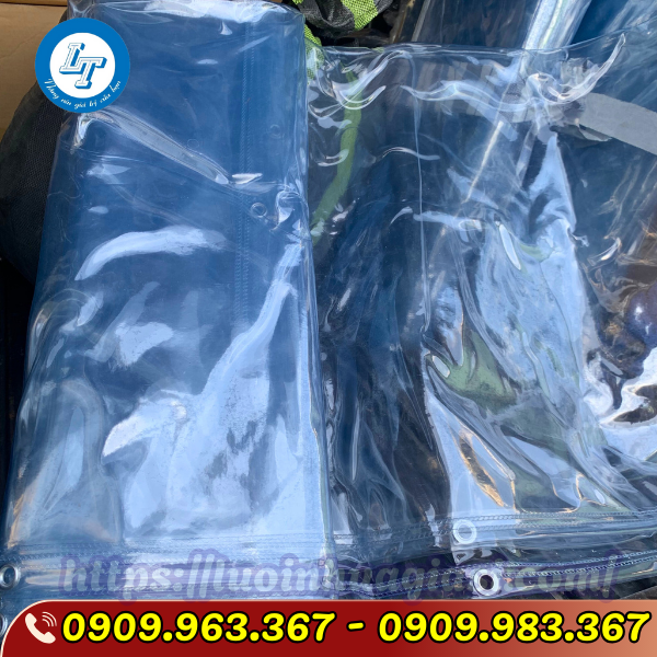 BẠT NHỰA TRONG SUỐT CHE MƯA NẮNG GIÁ BỎ SỈ bạt nhựa trong suốt