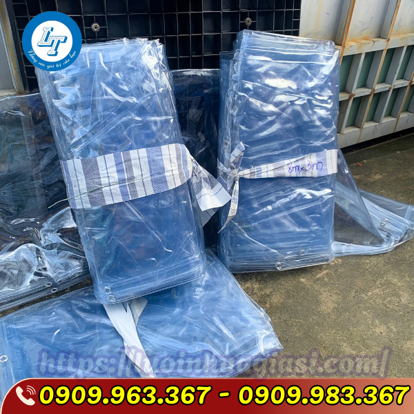 BẠT NHỰA TRONG SUỐT CHE MƯA NẮNG GIÁ BỎ SỈ bạt nhựa pvc
