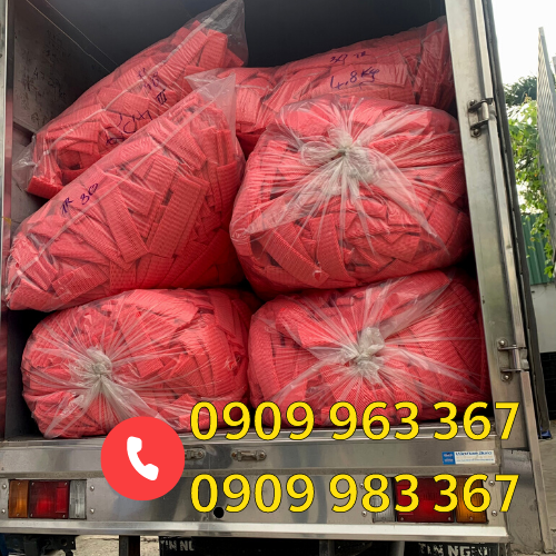 Nơi bán xốp bọc dưa lưới 22cm giá rẻ xốp lưới bao trái cây màu đỏ