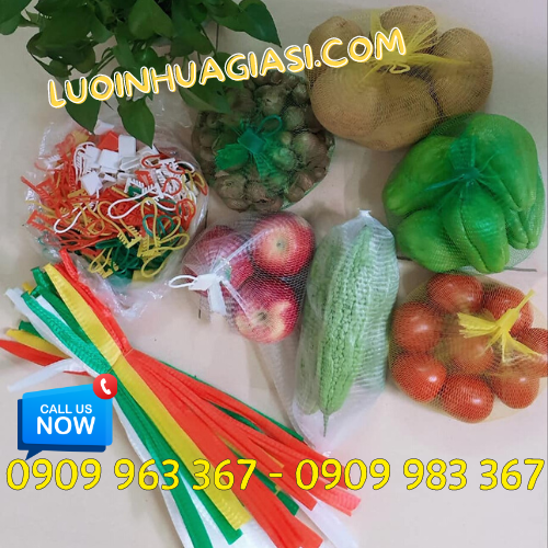 Cung cấp túi lưới nhựa đựng hoa quả các loại giá rẻ túi lưới đựng rau củ quả