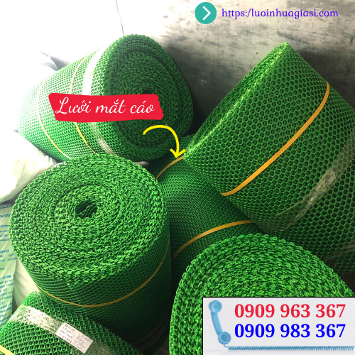 Lưới nhựa mắt cáo giá sỉ lưới nhựa mắt cáo khổ 0,6m