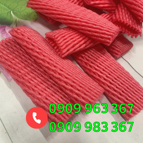 Bán xốp lưới bao trái cây rau củ giá rẻ tại TPHCM xốp lưới màu đỏ