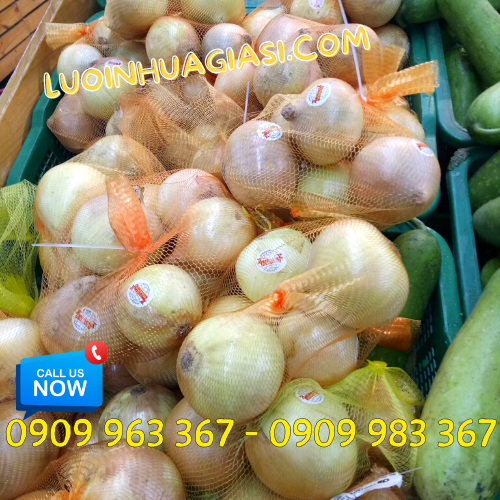 Túi lưới đựng hành tỏi giá rẻ siêu bền túi lưới đựng hành tây