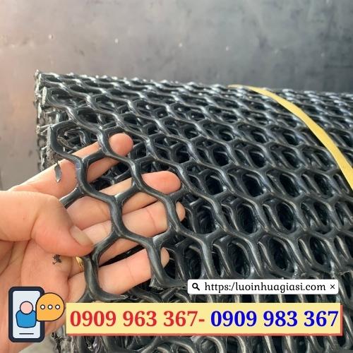 Đại lý bán sỉ giá rẻ lưới nhựa mắt cáo màu đen lưới nhựa mắt cáo màu đen