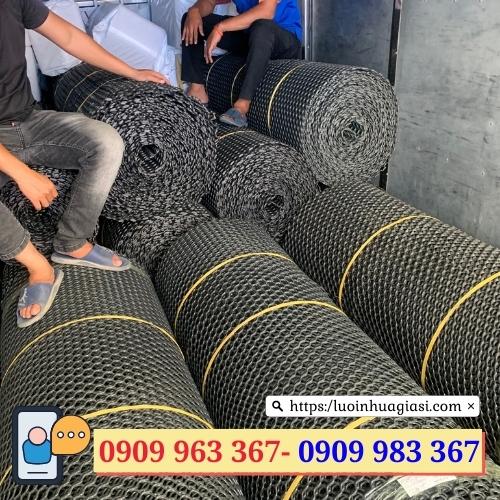 Đại lý bán sỉ giá rẻ lưới nhựa mắt cáo màu đen lưới nhựa mắt cáo màu đen