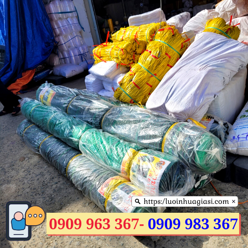 Đại lý bán sỉ lưới che nắng lưới nhựa che nắng màu xanh lá, xanh đen