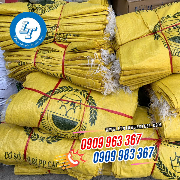 bao đựng gạo 10kg có quai xách bao tải đóng hàng giá sỉ