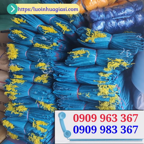 Bán các loại bao tải giá rẻ tại xưởng bao tải màu xanh dương