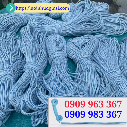 Báo giá sỉ rẻ dây dù sợi tròn, sợi dẹt cho đại lý dây dù tròn