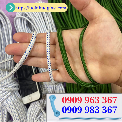 Báo giá sỉ rẻ dây dù sợi tròn, sợi dẹt cho đại lý dây dù sợi tròn