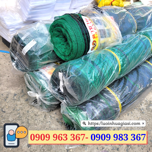 Lưới nhựa che nắng giá sỉ lưới che nắng thái lan màu xanh