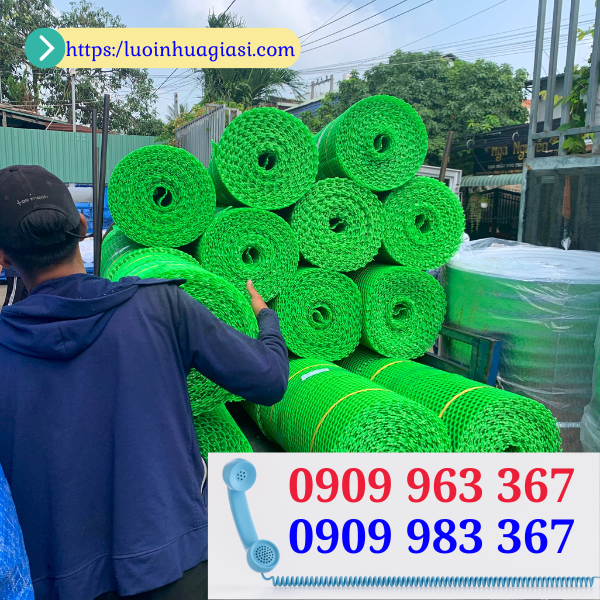 Mua lưới nhựa dẻo làm hàng rào ở đâu giá rẻ? lưới nhựa mắt cáo