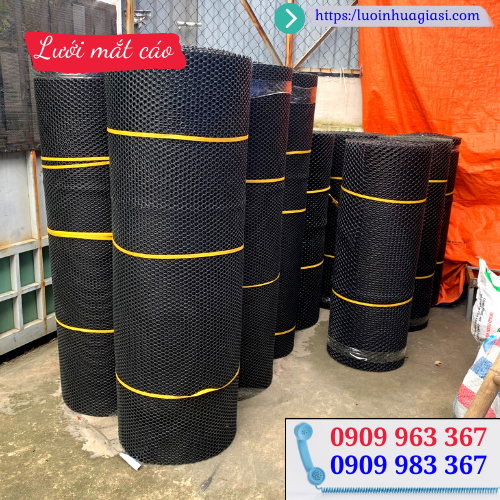 lưới nhựa mắt giá giá sỉ lưới nhựa mắt cáo màu đen