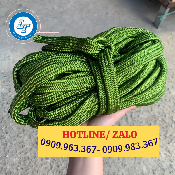 DÂY DÙ BẢN TO CHẰNG HÀNG MUA Ở ĐÂU GIÁ RẺ CHẤT LƯỢNG? cuộn dây dù xanh dẹt
