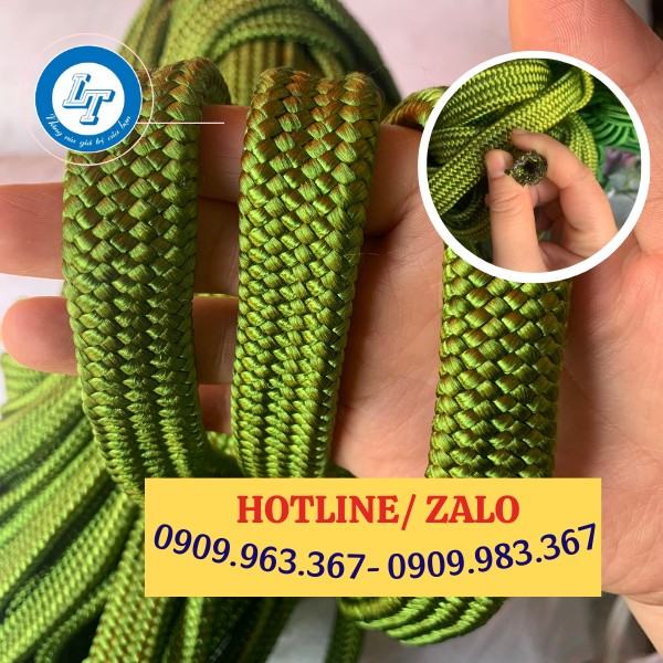 DÂY DÙ BẢN TO CHẰNG HÀNG MUA Ở ĐÂU GIÁ RẺ CHẤT LƯỢNG? dây dù xanh bản to