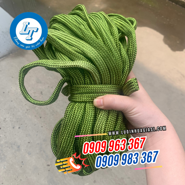 BỎ MỐI DÂY DÙ CÁC LOẠI GIÁ SỈ RẺ dây dù xanh dẹt