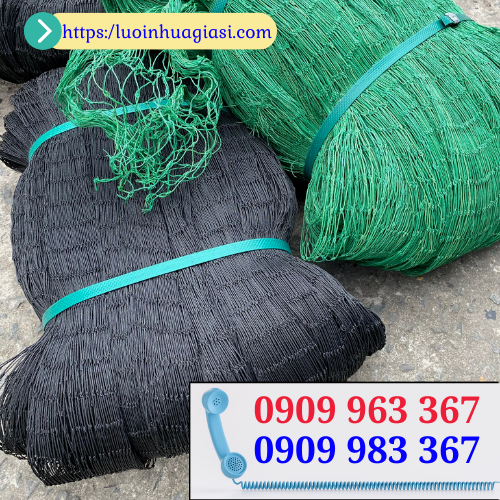 Lưới gà luồn dây sẵn giá rẻ bán kg lưới cước rào gà màu nhiều màu