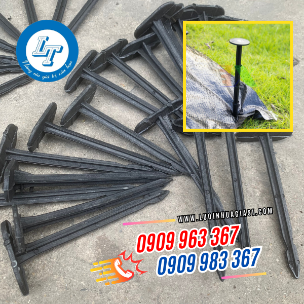 ĐINH GHIM BẠT PHỦ CỎ MÀU ĐỎ, ĐEN GIÁ BỎ SỈ đinh ghim nhựa màu đen