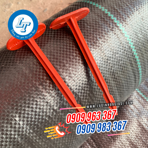ĐINH GHIM BẠT PHỦ CỎ MÀU ĐỎ, ĐEN GIÁ BỎ SỈ đinh ghim nhựa màu đỏ