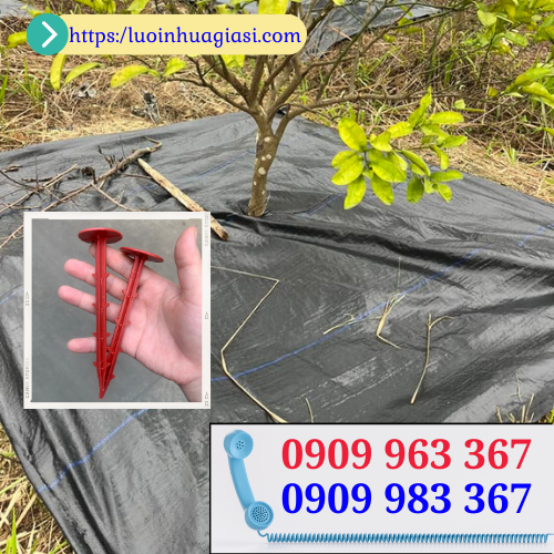 Đinh ghim bạt chống cỏ giá sỉ cho nhà phân phối đinh ghim bạt phủ