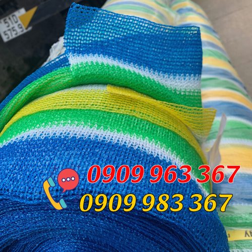 Bán rẻ lưới nhựa che nắng đa sắc lưới che nắng sọc thái