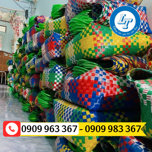 ĐỊA CHỈ BÁN GIỎ NHỰA ĐAN NHIỀU KÍCH CỠ GIÁ RẺ TẠI TPHCM giỏ nhựa đan