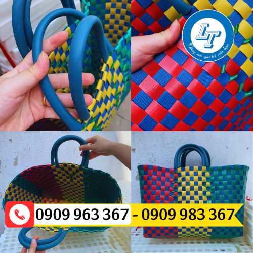 GIỎ NHỰA ĐAN LOẠI LỚN MUA ĐÂU RẺ? giỏ nhựa đan tay