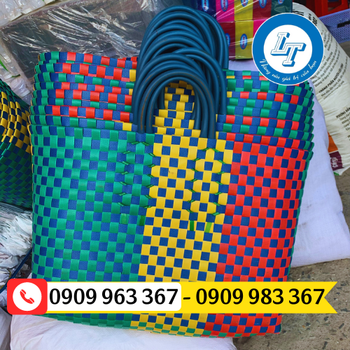 GIỎ NHỰA ĐAN LOẠI LỚN MUA ĐÂU RẺ? giỏ nhựa đan tay
