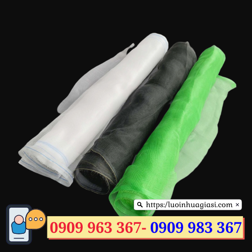 Lưới chống côn trùng là gì? Mua đâu rẻ? lưới chắn côn trùng màu trắng xạnh đen
