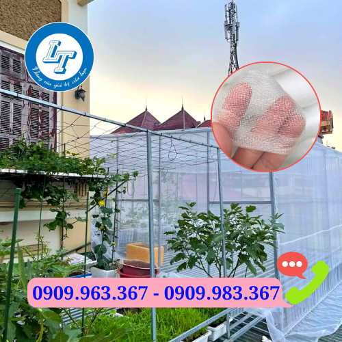 Lưới mùng trắng giá rẻ lưới chắn côn trùng trồng rau