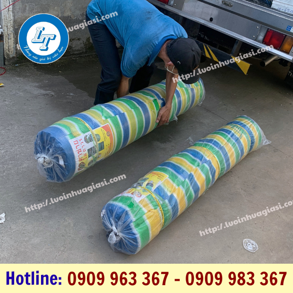 Lưới che nắng dệt kim đa sắc giá rẻ đẹp lưới che nắng đa sắc