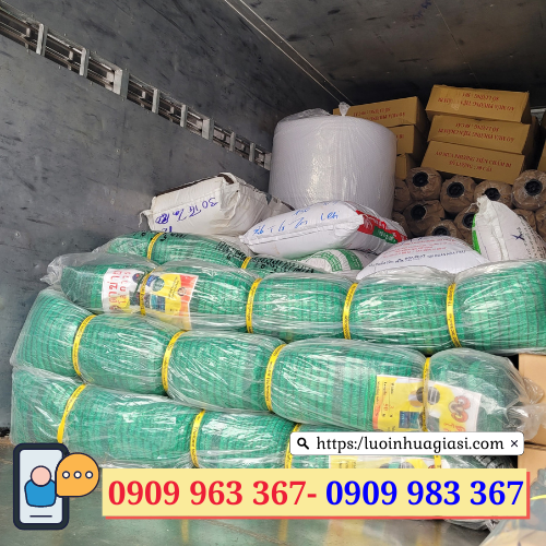 Lưới che nắng Thái Lan nhiều màu ở đâu bán? lưới nhựa che nắng màu xanh lá khổ 2m