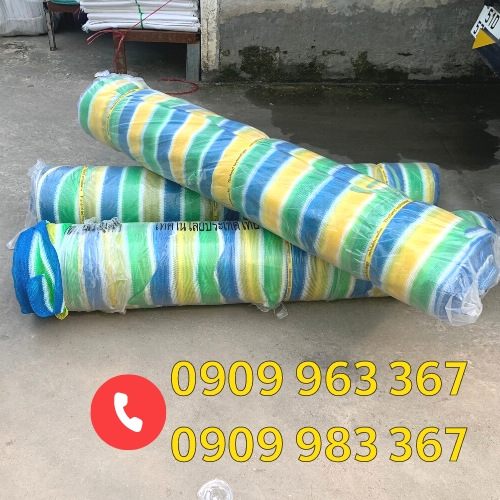 Lưới che nắng nhiều màu giá rẻ nhất tphcm lưới nhựa sọc che nắng