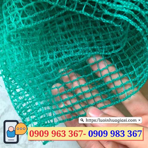 Lưới nhựa làm lồng nuôi cá mua ở đâu giá rẻ lưới cước ô vuông màu xanh làm lồng nuôi cá