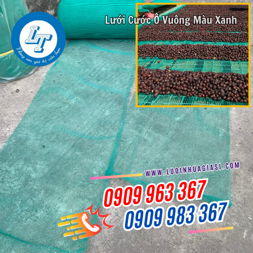 lưới cước ô vuông dùng phơi nông sản lưới cước ô vuông dùng phơi nông sản