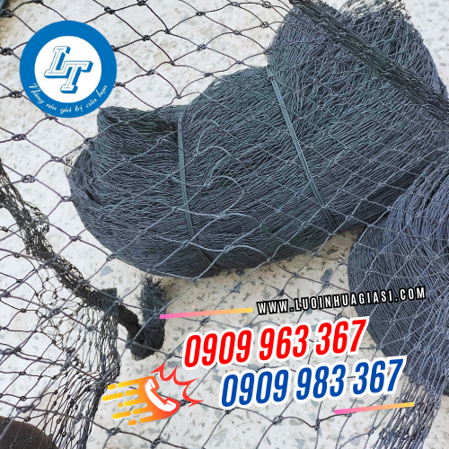 LƯỚI GÀ LUỒN DÂY SẴN lưới cước rào gà màu đen