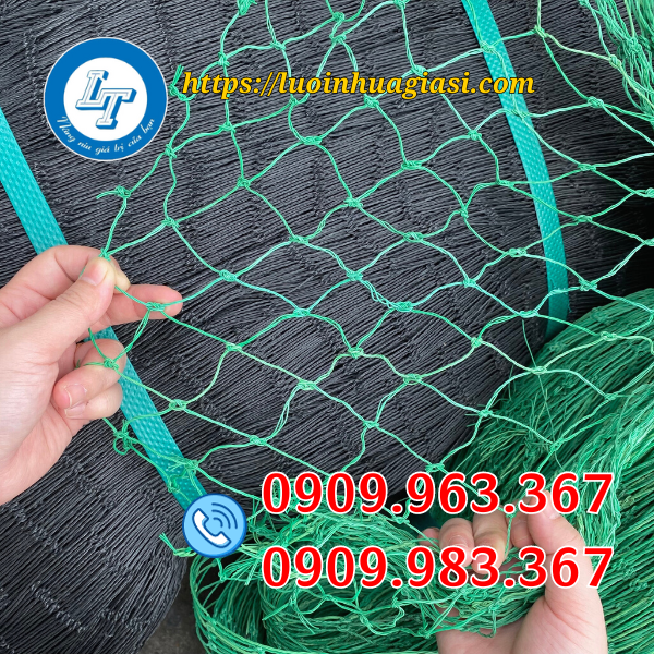 LƯỚI CƯỚC RÀO GÀ, RÀO VƯỜN RAU GIÁ RẺ lưới cước xanh rào gà