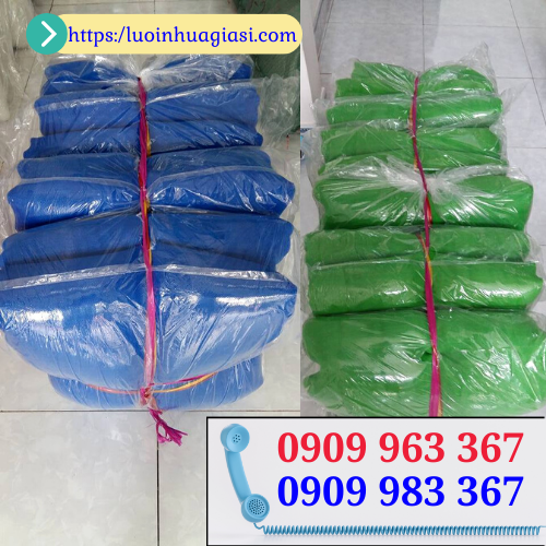 Lưới mùng rào chuồng nuôi gà vịt giá rẻ lưới mùng màu xanh lá, xanh dương