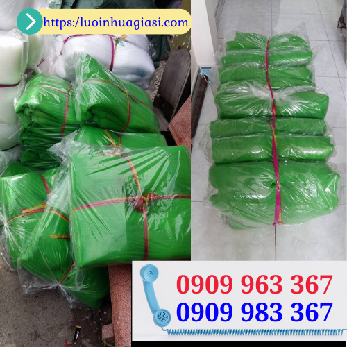 Lưới mùng nuôi cá tôm giá sỉ rẻ lưới mùng màu xanh