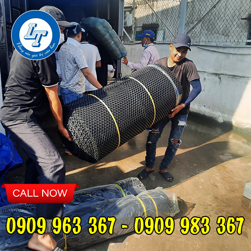 Lưới nhựa cứng rào vườn ngăn gà vịt giá rẻ nhất lưới nhựa mắt cáo màu đen
