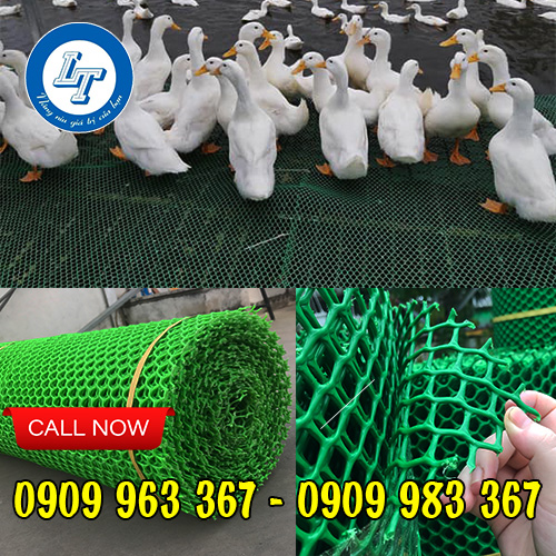 Lưới nhựa nuôi gà giá rẻ lưới nhựa mắt cáo lót sàn nuôi gà vịt