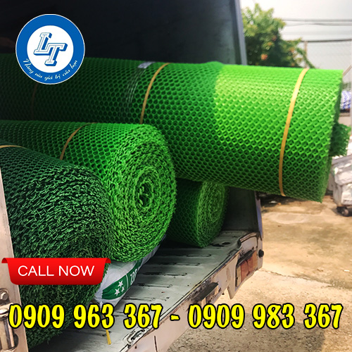 Lưới nhựa cứng rào vườn ngăn gà vịt giá rẻ nhất lưới nhựa mắt cáo màu xanh lá