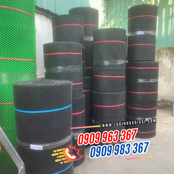 BÁO GIÁ LƯỚI RÀO NHỰA DẺO CHO ĐẠI LÝ lưới nhựa mắt cáo màu đen