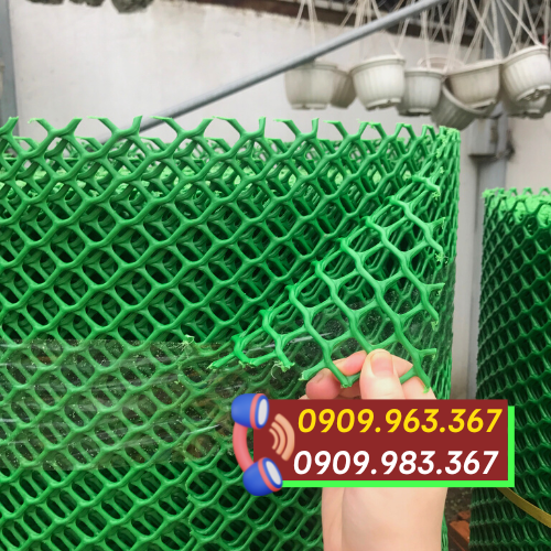 Mua lưới nhựa dẻo ở đâu giá rẻ nhất? lưới nhựa dẻo màu xanh lá cây