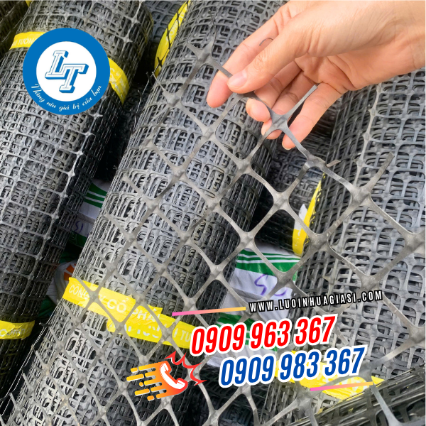 LƯỚI NHỰA MỀM DẺO RÀO VƯỜN GIÁ RẺ TPHCM lưới nhựa ô vuông đen