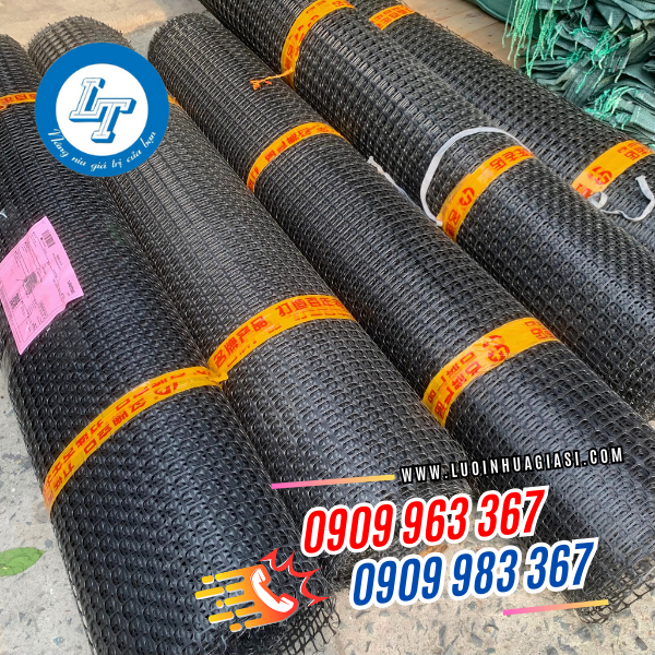 LƯỚI RÀO NHỰA DẺO GIÁ SỈ RẺ lưới nhựa ô vuông đen