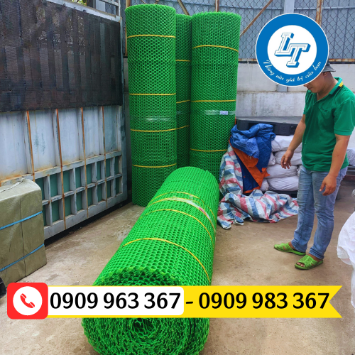 LƯỚI NHỰA LỖ LỤC GIÁC GIÁ SỈ RẺ lưới nhựa mắt cáo xanh